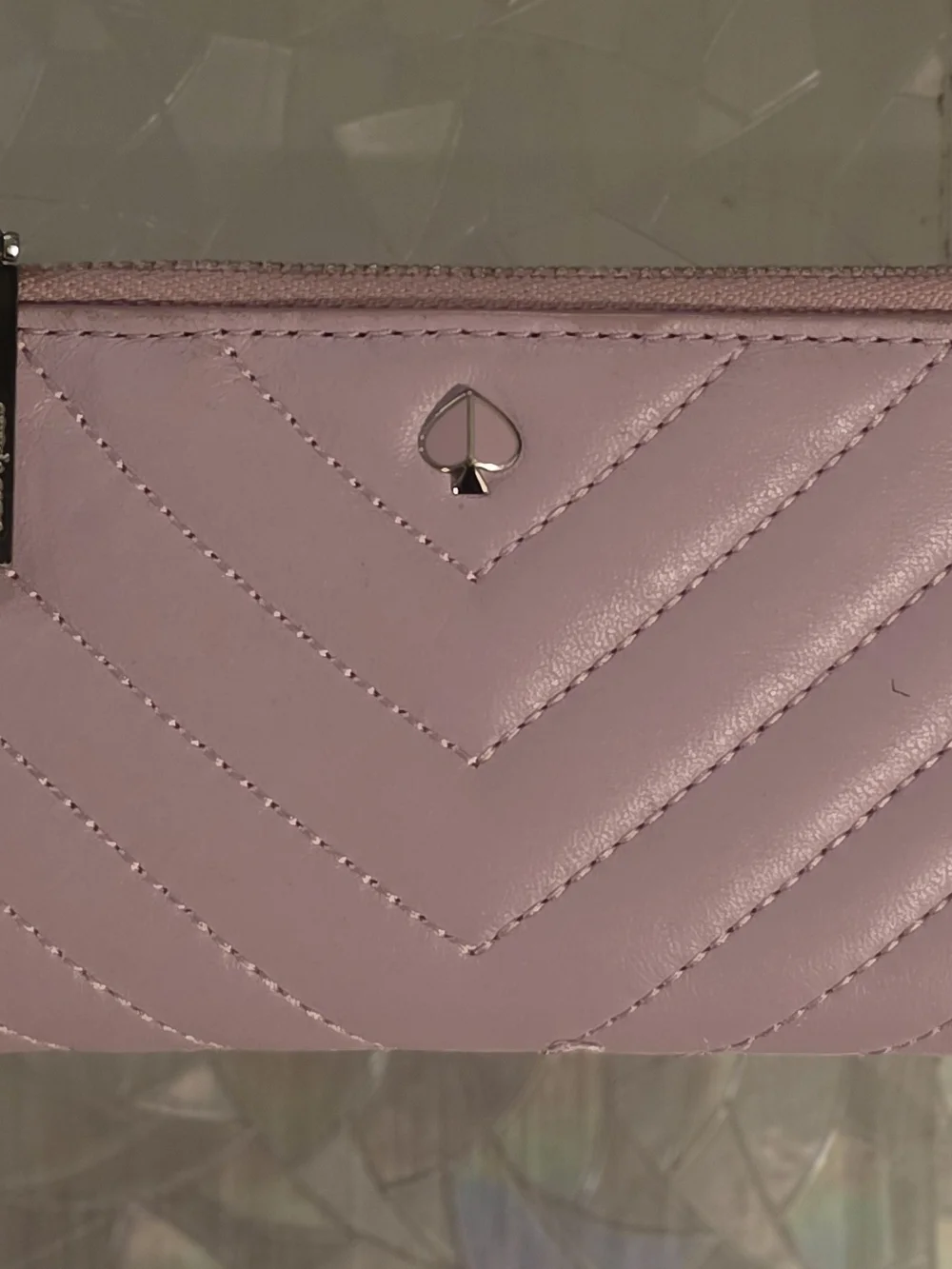 NWT Kate Spade Quilted Lavender Lambskin Purse And Wallet Set (Dustbag Included)
